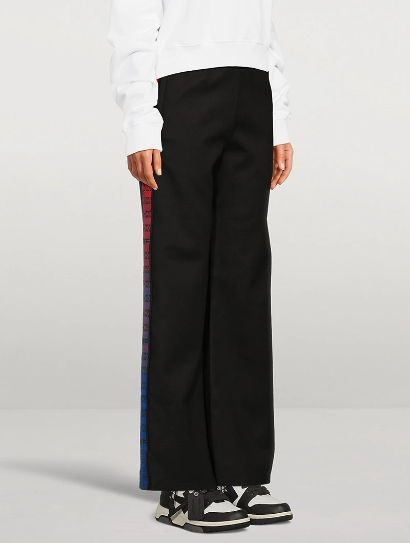 Monogram Stripe Track Pants