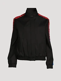 Monogram Stripe Track Jacket
