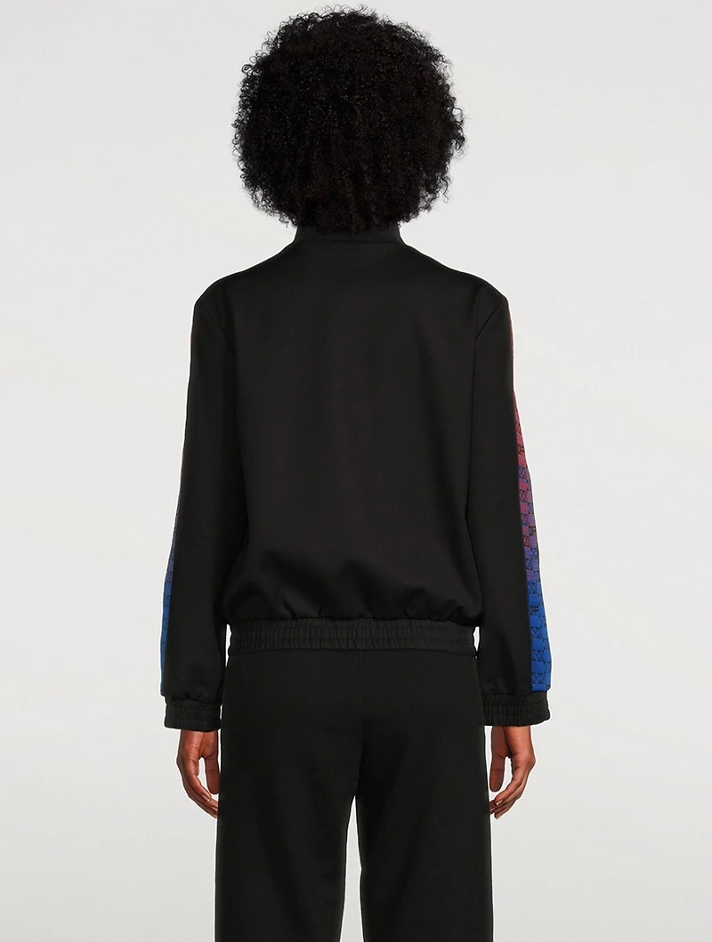 Monogram Stripe Track Jacket