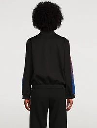 Monogram Stripe Track Jacket