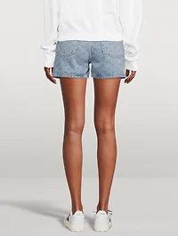 Monogram Denim Shorts