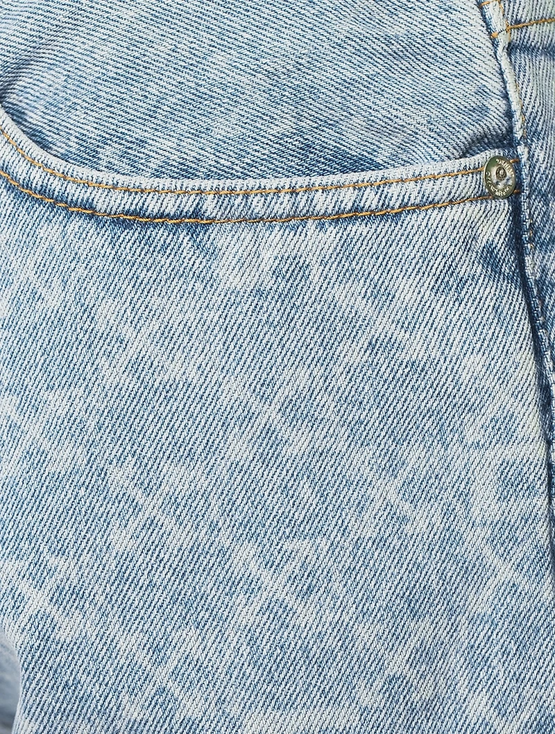 Monogram Denim Shorts