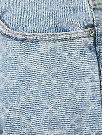 Monogram Denim Shorts