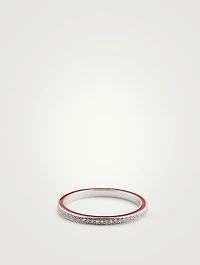 Si Joli Amour 18K White Gold Ring With Diamonds