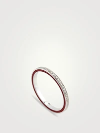 Si Joli Amour 18K White Gold Ring With Diamonds