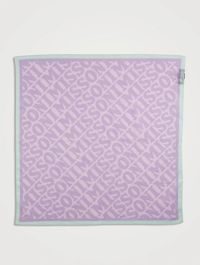 Scarf In Logo Print