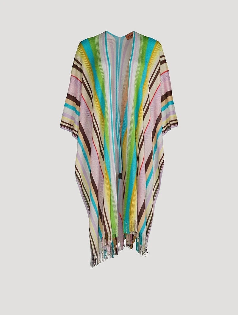 Striped Poncho