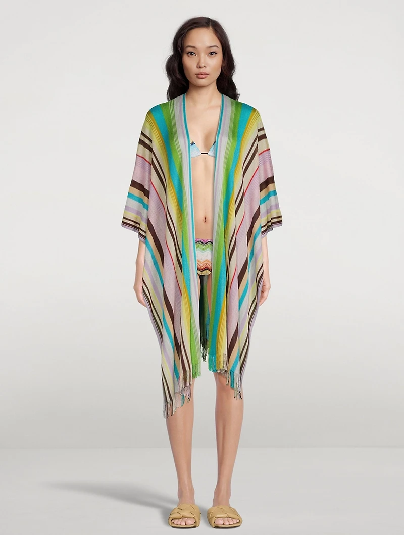 Striped Poncho