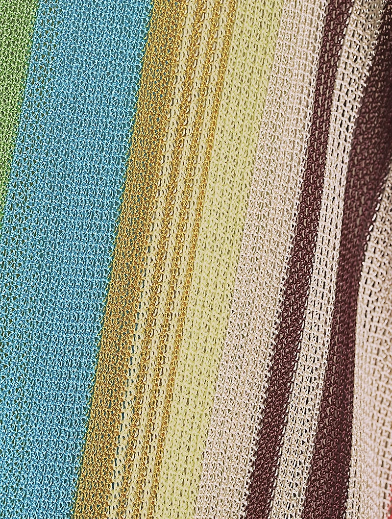 Striped Poncho