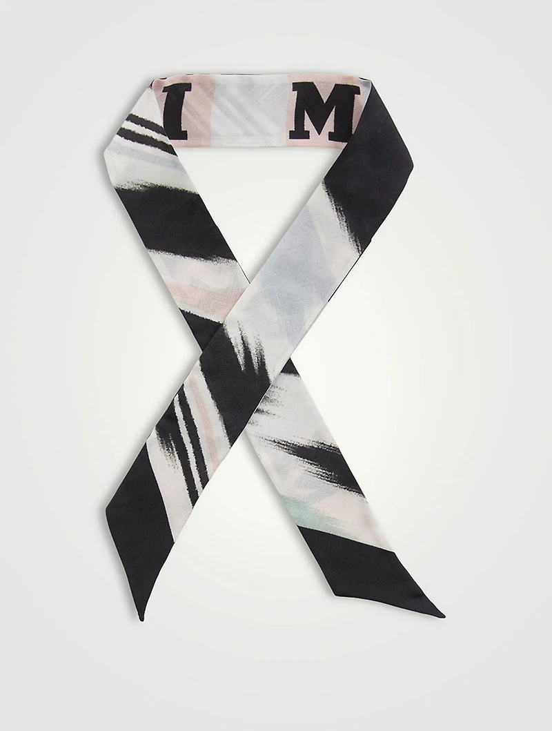 Silk Skinny Scarf