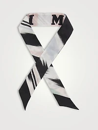 Silk Skinny Scarf