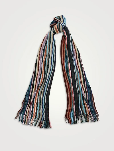 Knit Zig-Zag Scarf