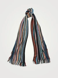 Knit Zig-Zag Scarf