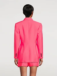 Double-Breasted Wool Blazer