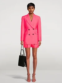 Double-Breasted Wool Blazer