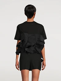 Ruffled Jersey T-Shirt