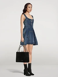 Denim Pinafore Dress