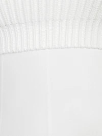 Layered Rib-Knit Dress