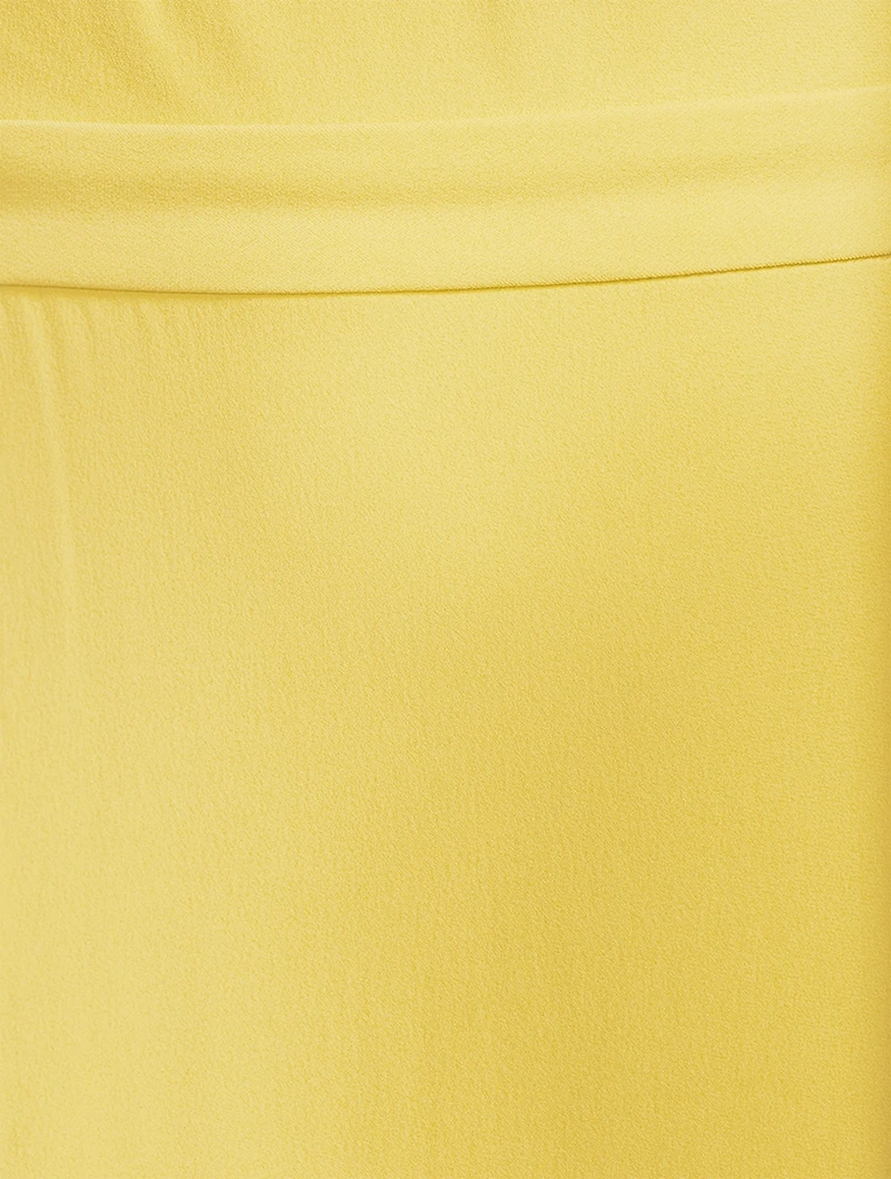 Drawstring Halter Gown