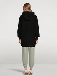 Olympus Boucle Sherpa Coat With Hood