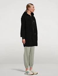 Olympus Boucle Sherpa Coat With Hood