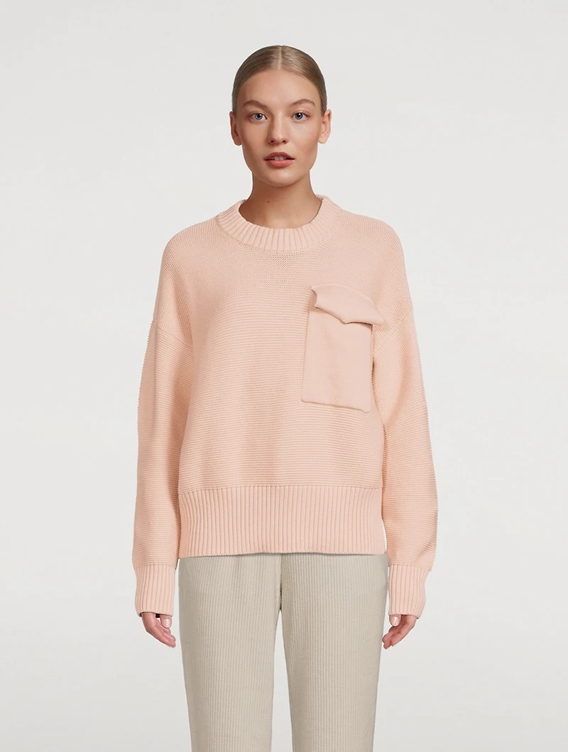 Menlo Cotton Textured Sweater