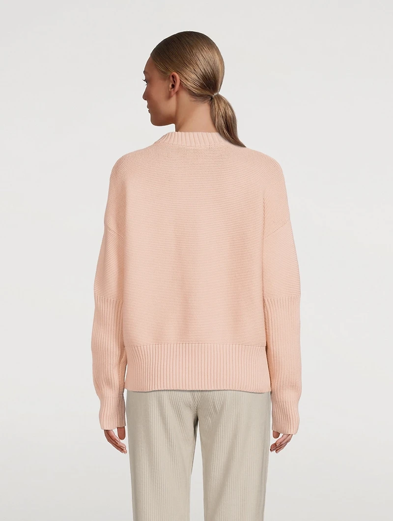 Menlo Cotton Textured Sweater