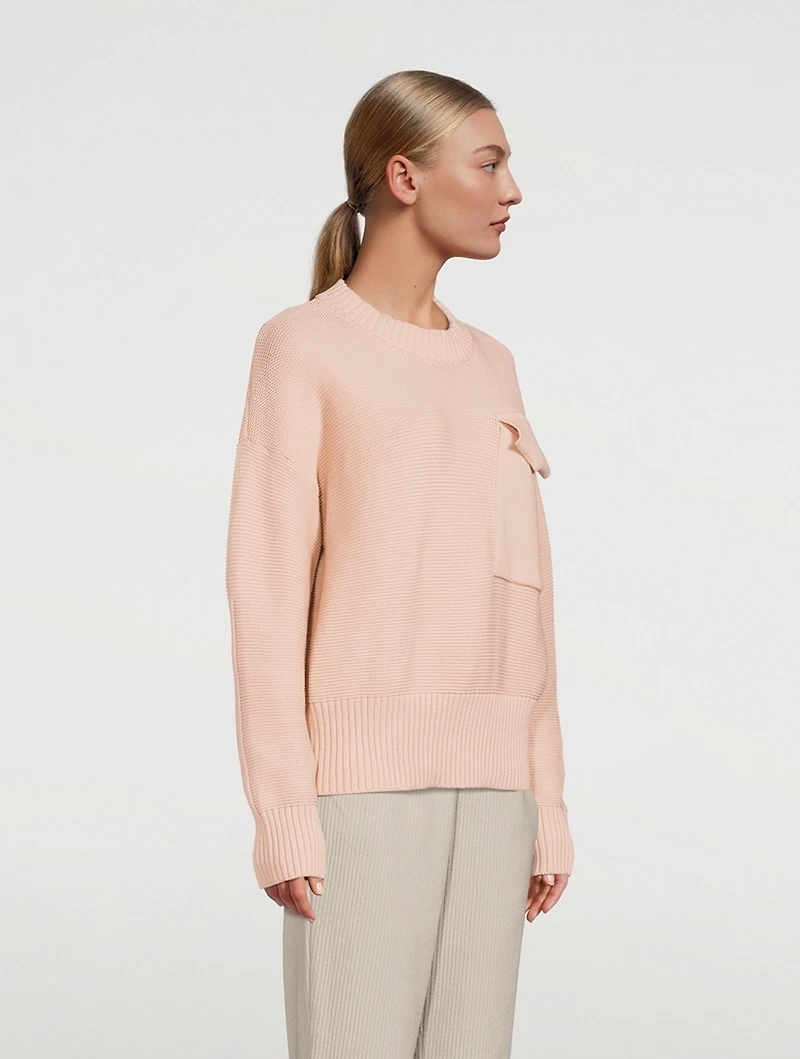 Menlo Cotton Textured Sweater