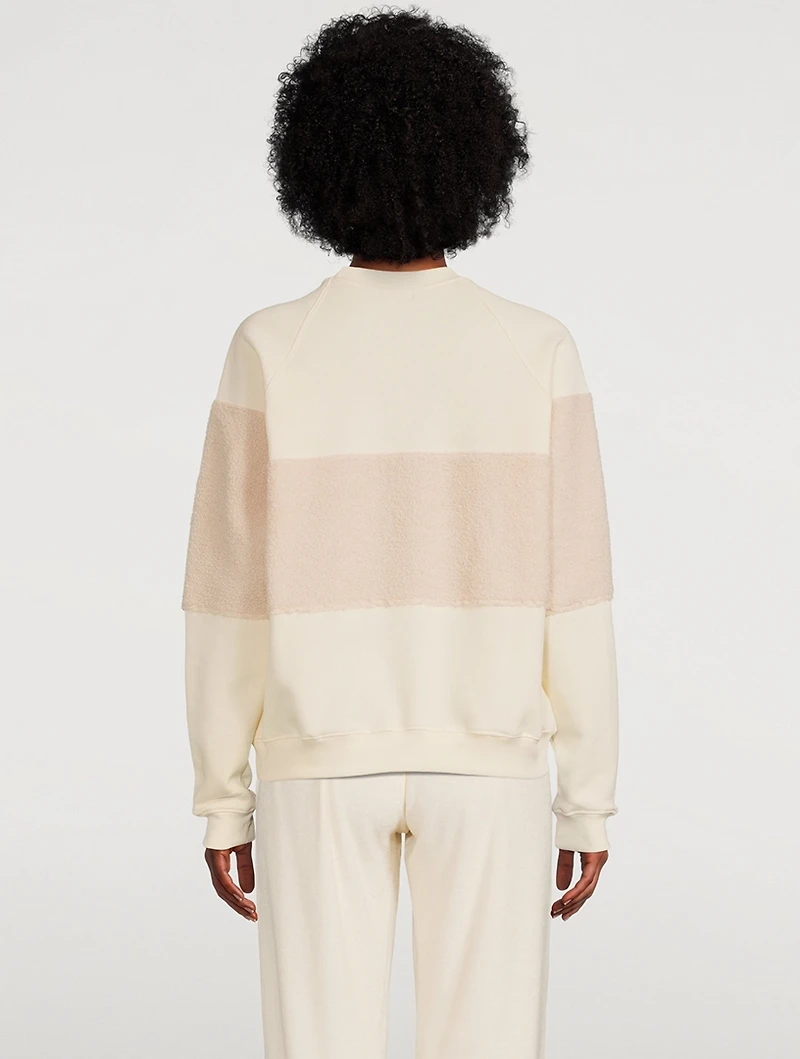 Eco-Fleece Sherpa Tri Sweatshirt