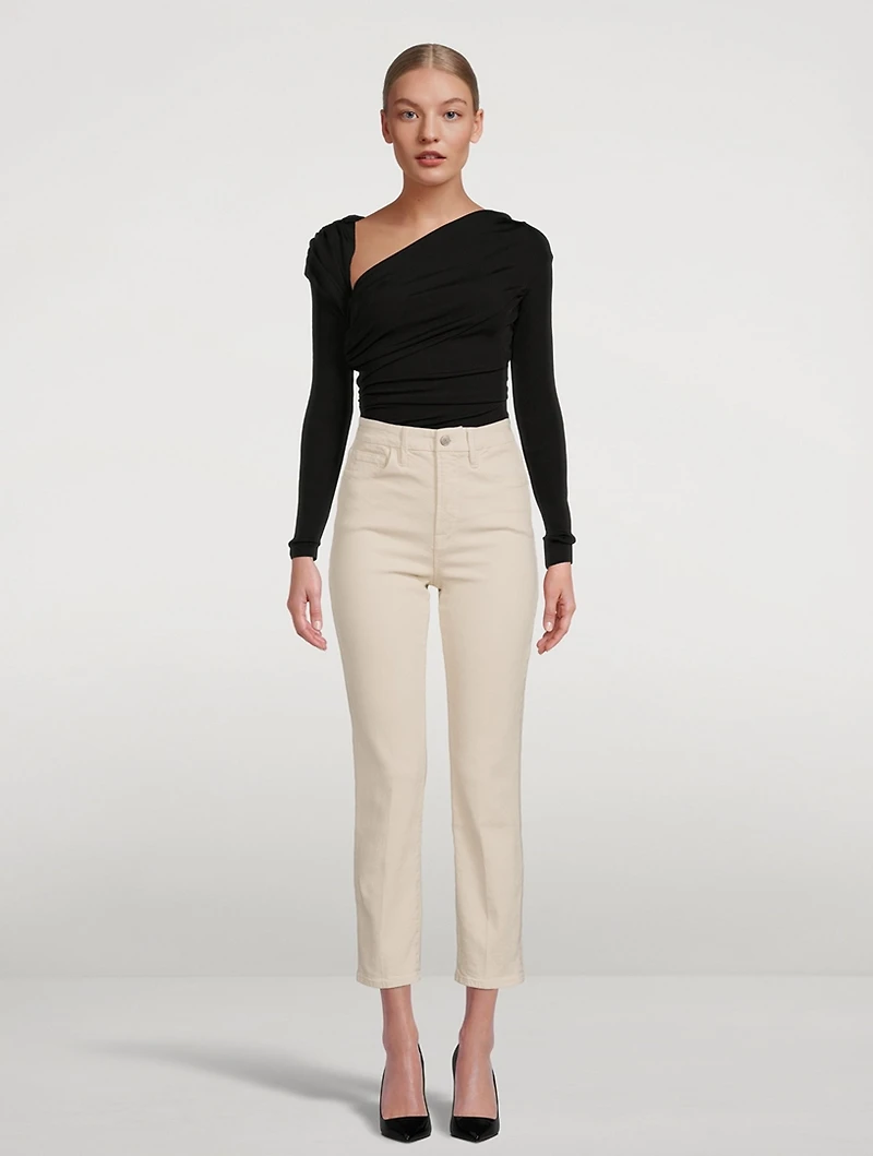 Good Classic Slim-Leg High-Waisted Jeans
