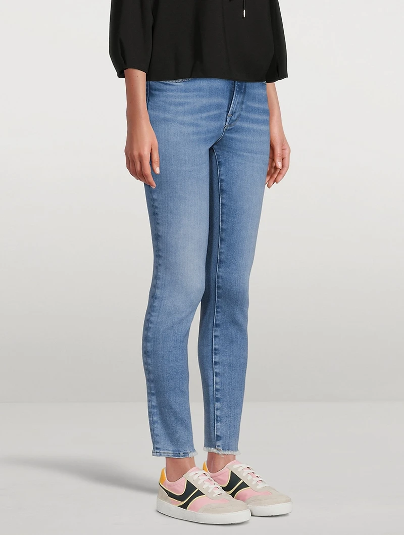 Good Legs Skinny Jeans With Step Hem