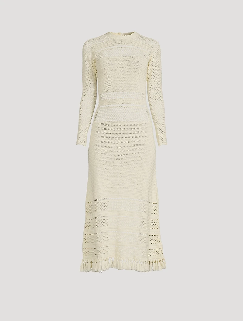 Nauta Crochet Midi Dress