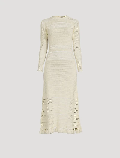 Nauta Crochet Midi Dress