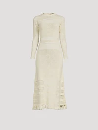 Nauta Crochet Midi Dress
