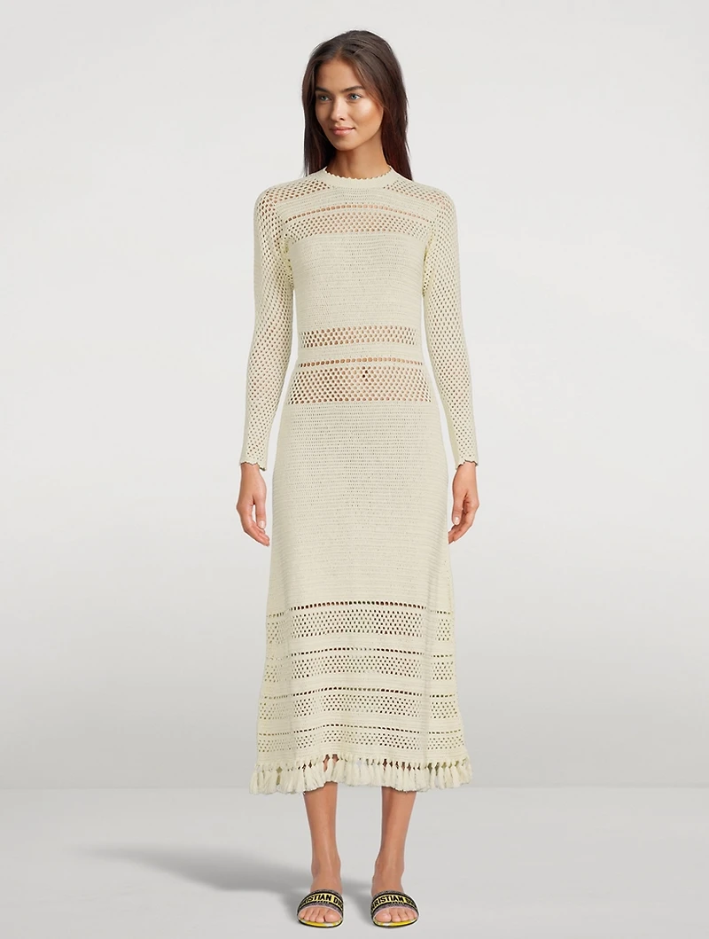 Nauta Crochet Midi Dress