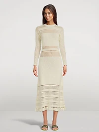 Nauta Crochet Midi Dress