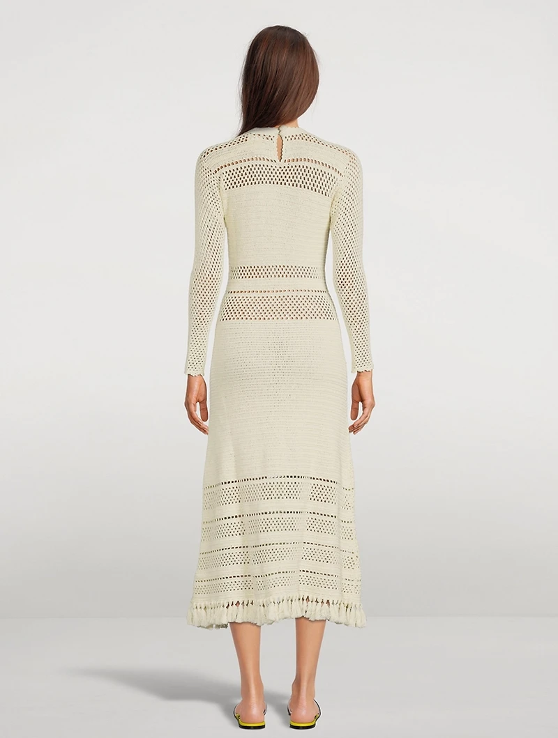 Nauta Crochet Midi Dress