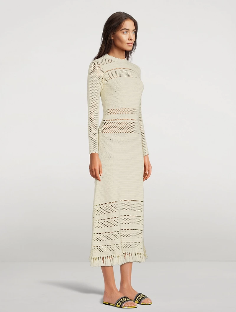 Nauta Crochet Midi Dress