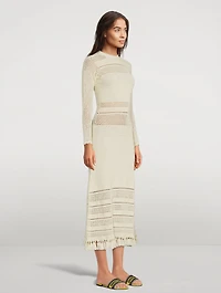 Nauta Crochet Midi Dress