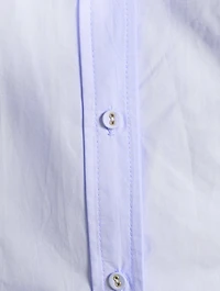 Tilia Cotton Poplin Shirt With Cutout Floral Embroidery