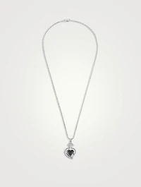 Radiant Heart Rope Necklace