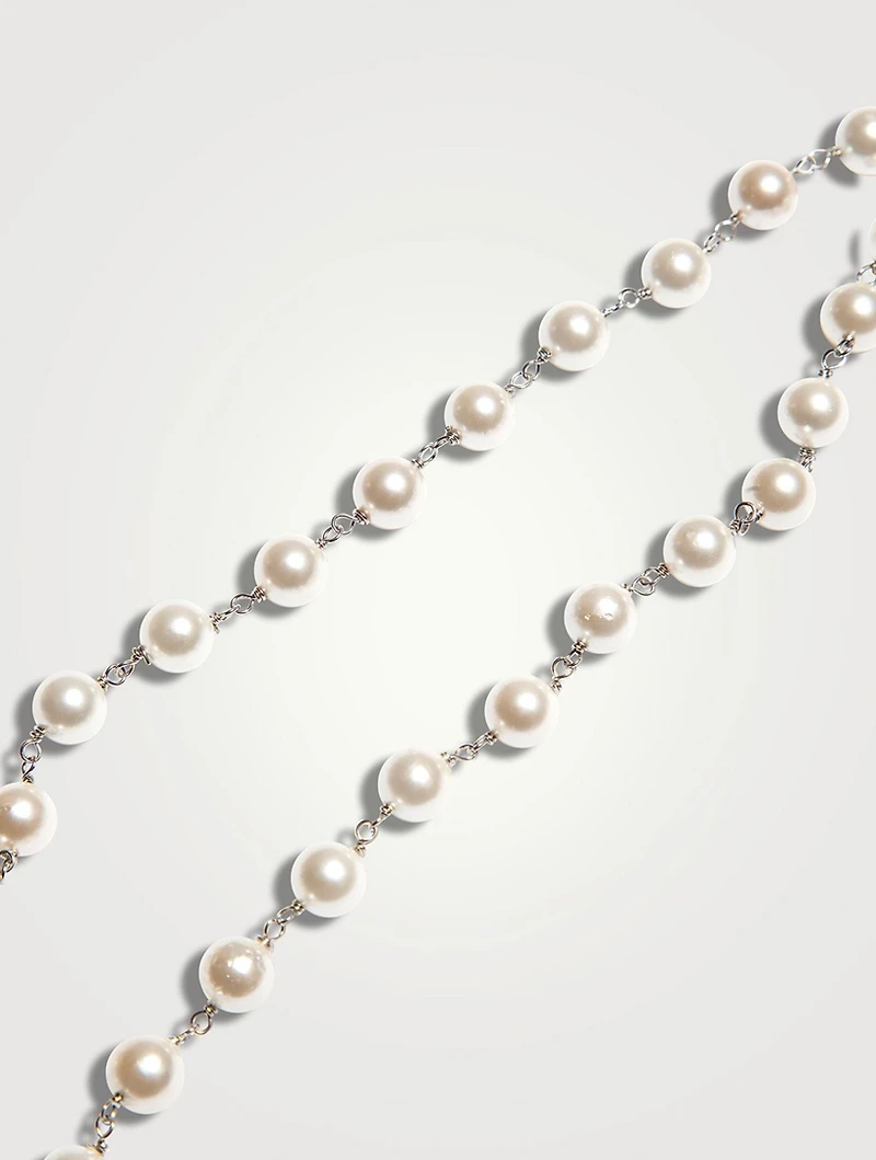 Radiant Heart Necklace With Pearls