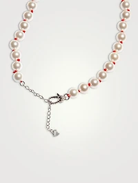 Radiant Heart Necklace With Pearls