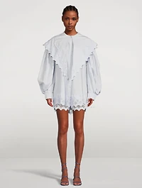 Embroidered Cotton Shorts