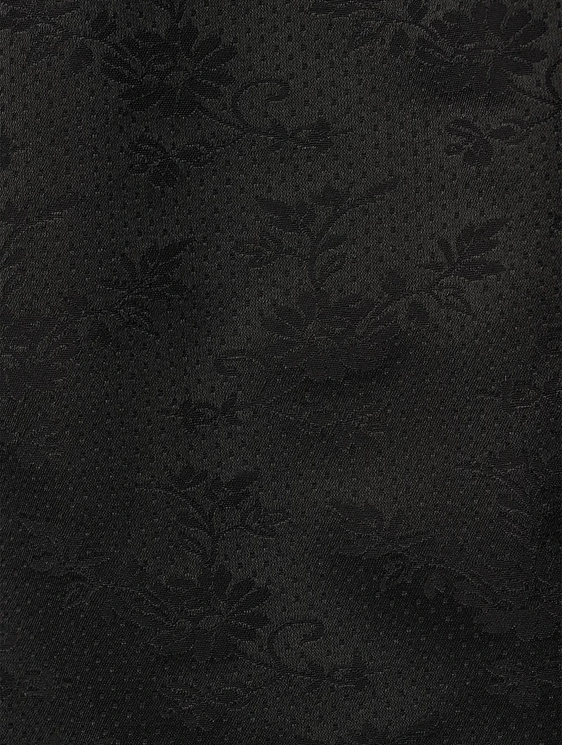 Daisy Faille Straight-Leg Trousers