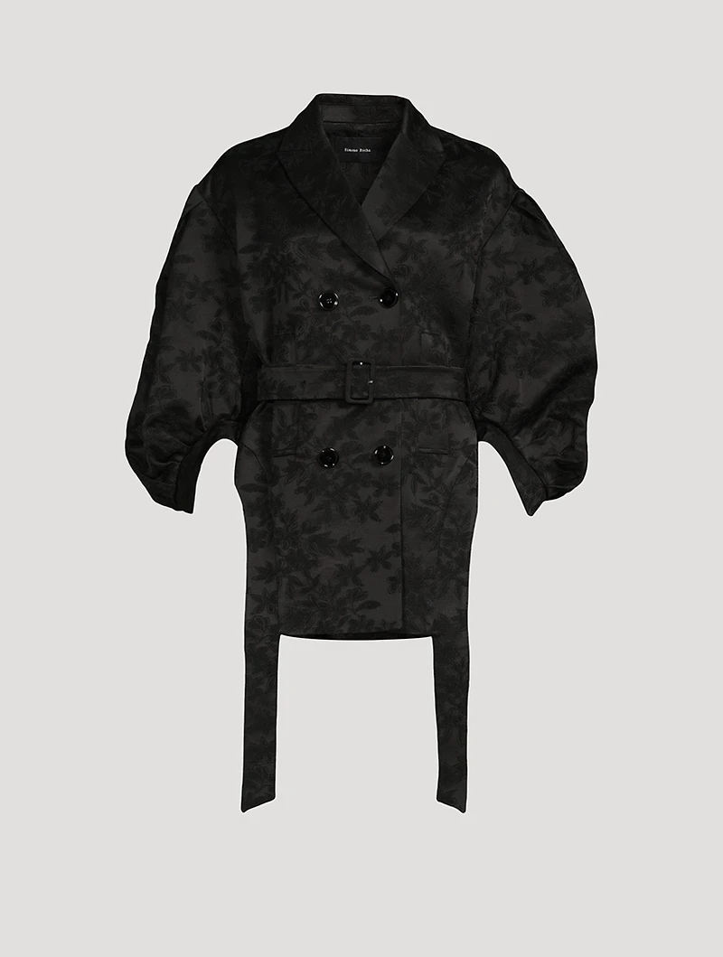 Signature Sleeve Brocade Jacket