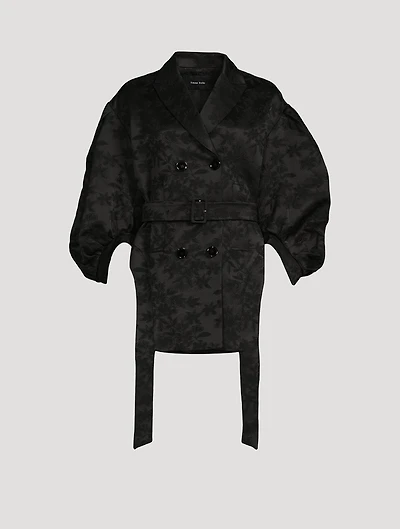 Signature Sleeve Brocade Jacket