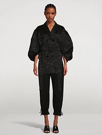 Signature Sleeve Brocade Jacket