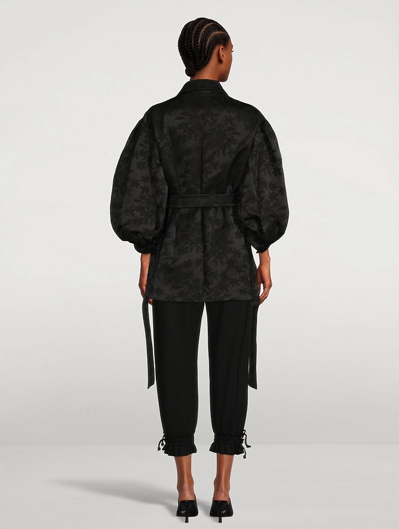 Signature Sleeve Brocade Jacket