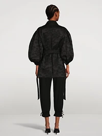 Signature Sleeve Brocade Jacket